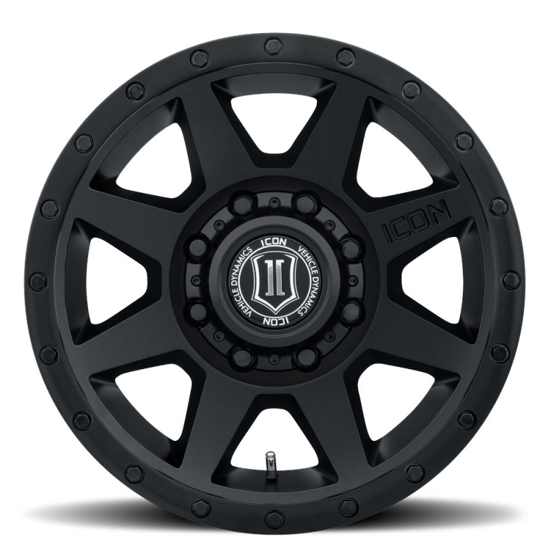 ICON Rebound HD 17x8.5 / 8x170 / 6mm / 5in BS Double Black Wheel