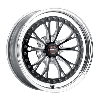 Weld Vitesse RT 17x5 / 5x114.3 BP 2.2 BS Black Wheel High Pad