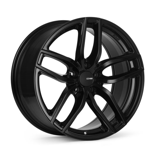 Enkei Tune 18x8.5 / 5x114.3 BP / ET30 / 60.1mm Bore - Gloss Black Wheel