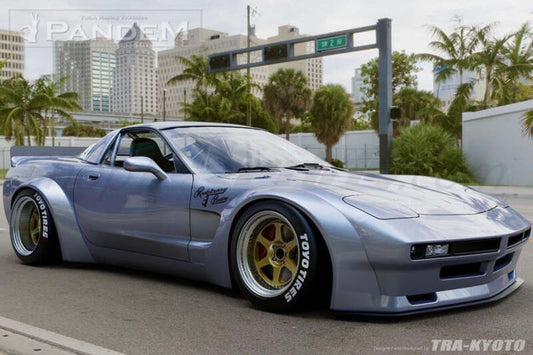 GReddy Pandem 97-04 Chevrolet Corvette C5 Fastback Coupe Rocket Bunny Full Widebody Aero Kit w/ Wing