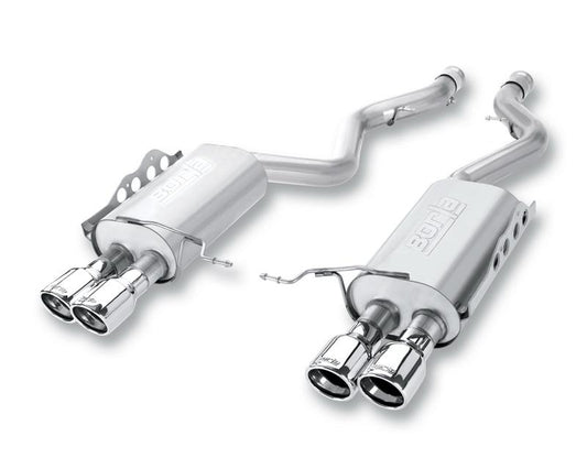 Borla 14-15 Chevrolet SS 6.2L AT RWD 4Dr S-Type Dual Split Rear Exit Rnd Rlld Angle-Cut Rear Sec Ex