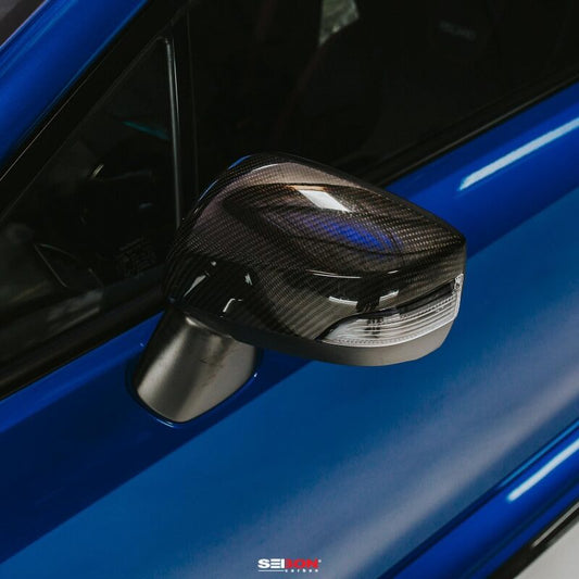 Seibon 15-20 Subaru WRX / STI Carbon Fiber Mirror Caps