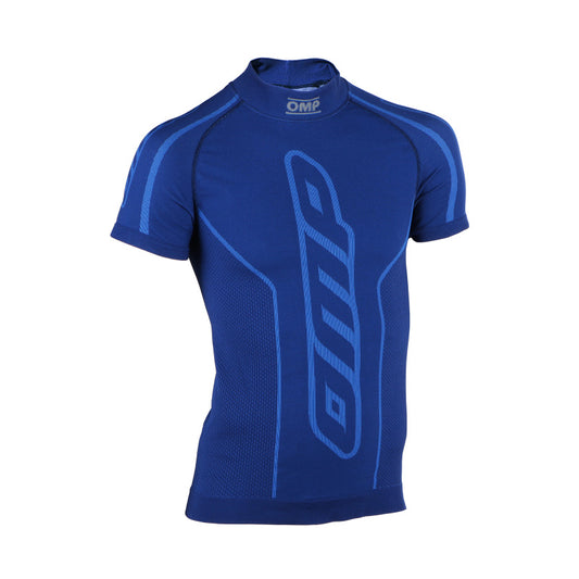OMP KARTING UNDERWEAR SHORT S SHIRT KS TOP ROYAL BLUE SZ XL/XXL