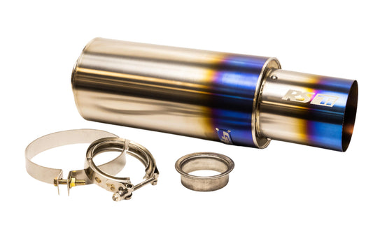 GReddy Universal 2.5in 3-Bolt Tip Revolution Ti Muffler