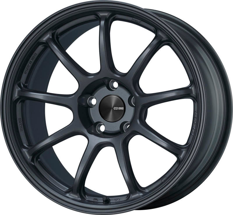 Enkei PF09 18x9 5x114.3 30mm Offset 75mm Bore Matte Gunmetal Wheel (Special Order from Japan)