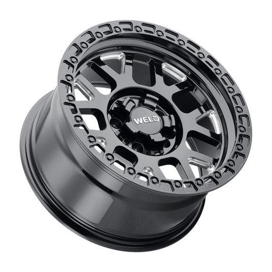 Weld Cinch 20x10 / 5x127 / 4.75 BS / 87.1 HB - Gloss Black Milled - Non-BL Wheel