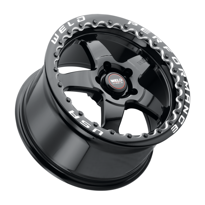 Weld S905 17x10 Ventura Beadlock 5x114.3 ET49 BS7.42 Gloss Black 78,1
