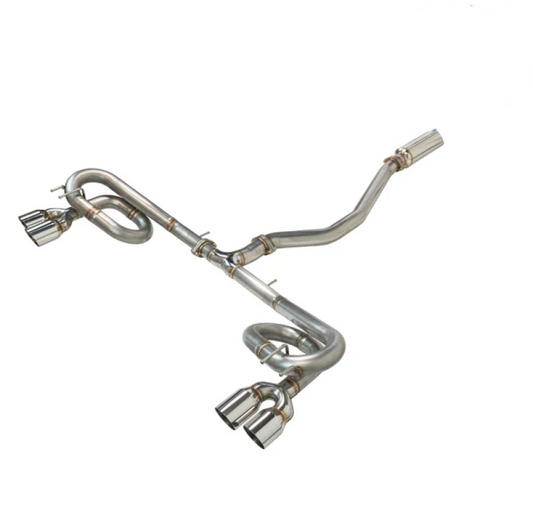 Remark 2022+ Honda Civic Hatchback Sport Touring FL1 (Link Loop)Cat-Back Exhaust Stainless Steel Tip