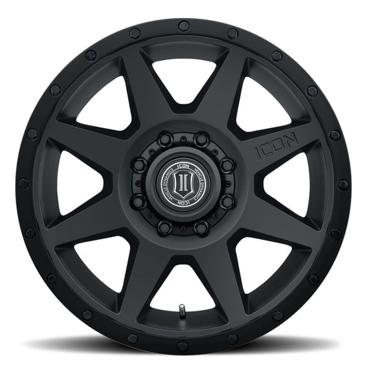 ICON Rebound HD 18x9 / 8x6.5 / 12mm / 5.5in BS Double Black Wheel