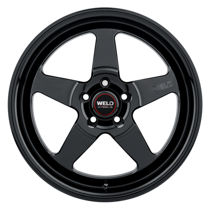 Weld 17x10 Ventura Drag 5x114.3 ET49 BS 7.42 Gloss Black 78.1