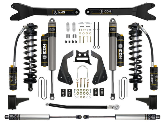 ICON 05-07 Ford F250/F350 4-5.5in Stage 5 Coilover Conversion System w/ Radius Arm