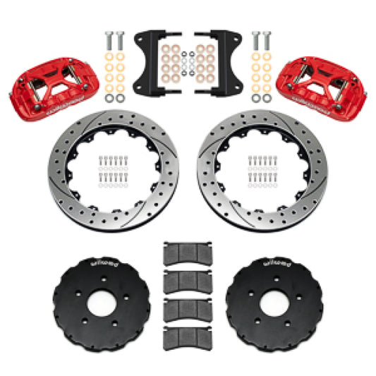 Wilwood 14-19 Chevrolet Corvette C7 Forged XRS6R Front BBK - 13.06 Rotor SRP - Red