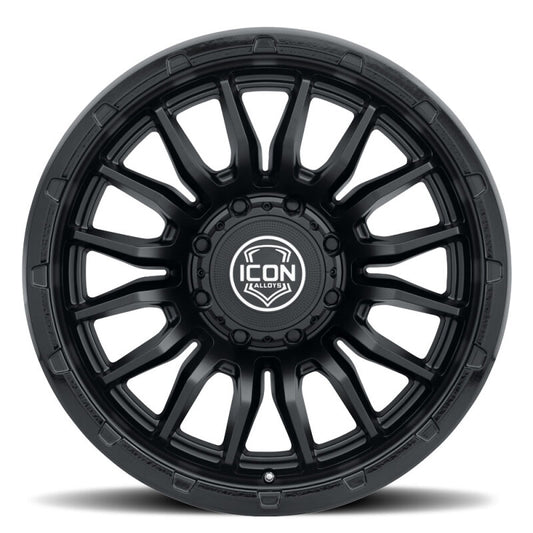 ICON Alloys Cajon 20x9 / 8x6.5 / 12mm / 5.5in BS Double Black Wheel