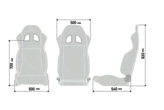 Sparco Seat R100 Black/Red
