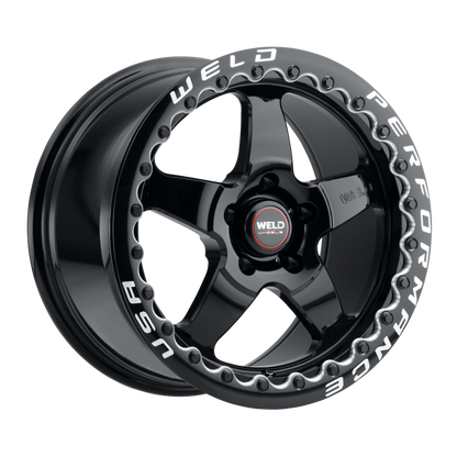 Weld S905 17x10 Ventura Beadlock 5x114.3 ET49 BS7.42 Gloss Black 78,1