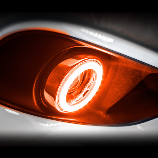 Oracle 07-14 Dodge Avenger Surface Mount LED Fog Light Halo Kit - Amber