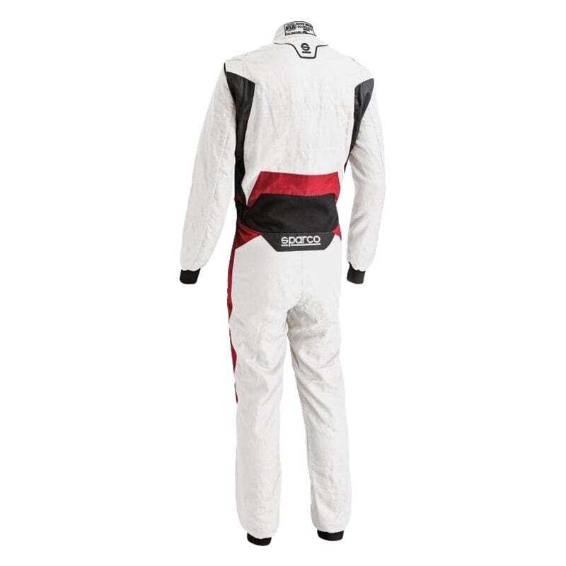 Sparco Suit Victory Pr Boot Cuff 64 WT/RD