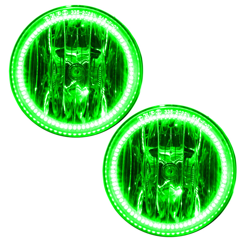 Oracle 03-10 BMW 5 Series LED Fog Light Halo Kit - Green