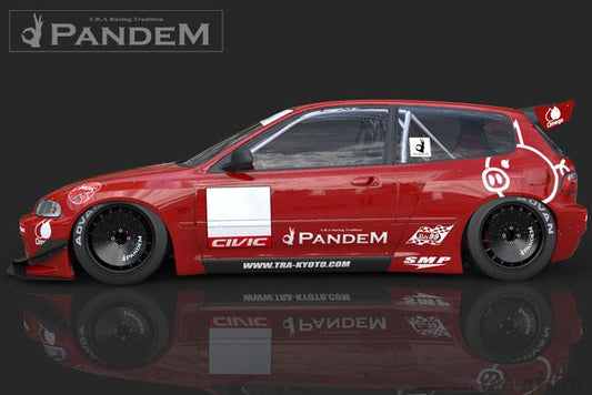 GReddy Pandem 92-98 Honda Civic Hatchback (EG) Rocket Bunny Full Wide-Body Aero Kit V1.5