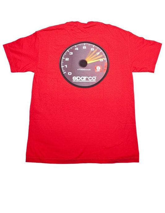 Sparco T-Shirt Tach Blk Xlrg