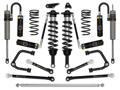 ICON 24 Tacoma 1.25-3in Stage 12 Suspension System Tubular Overland Rear Coils
