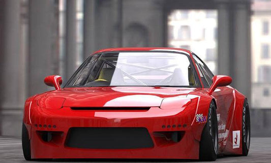 GReddy X Rocket Bunny FD3S V2 Front Over-Fenders - No Bumper Extensions (S/O 8-12 Wks No Cancel)
