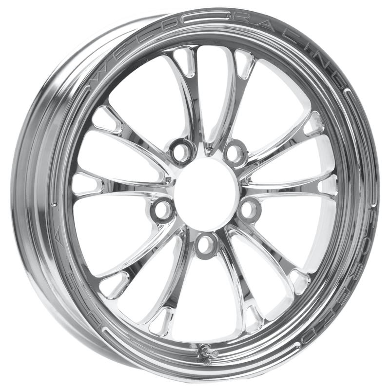 Weld V-Series 1-Piece 17x4.5 / 5x120 BP / 2.25in. BS Polished Wheel - Non-Beadlock