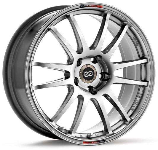 Enkei GTC01 17x9.5 5x114.3 38mm Offset 75mm Bore Hyper Black Wheel (Inc $20 SO Charge from Japan)