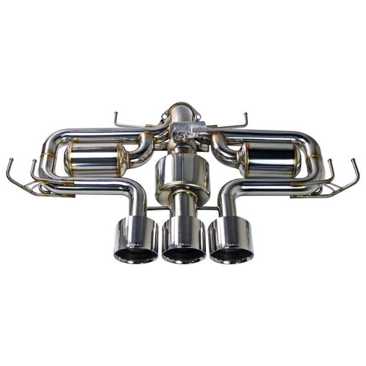 Remark 2023+ Honda Civic Type-R (FL5) Triple Tip Cat-Back Exhaust w/ Triple Tip & Front Pipe