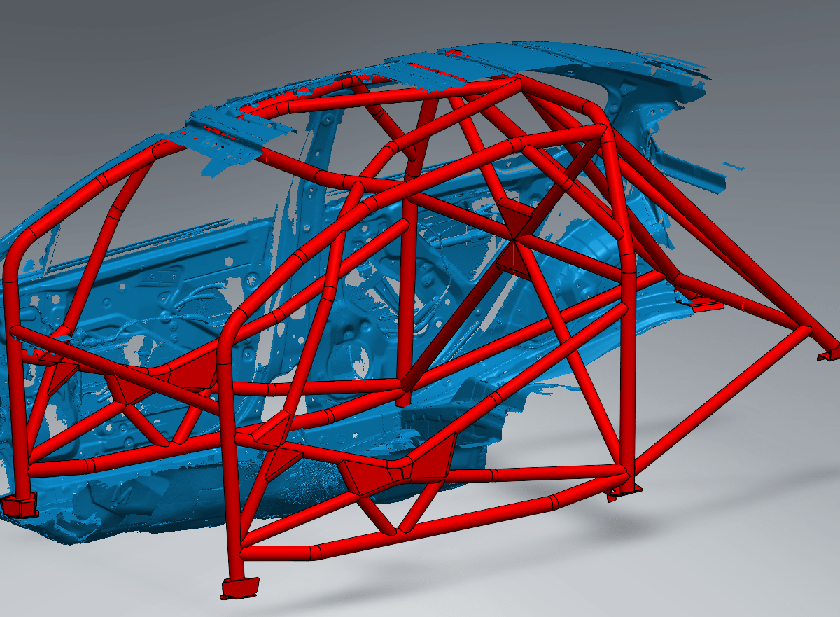 VA Subaru Rally Roll Cage Kit — view 2