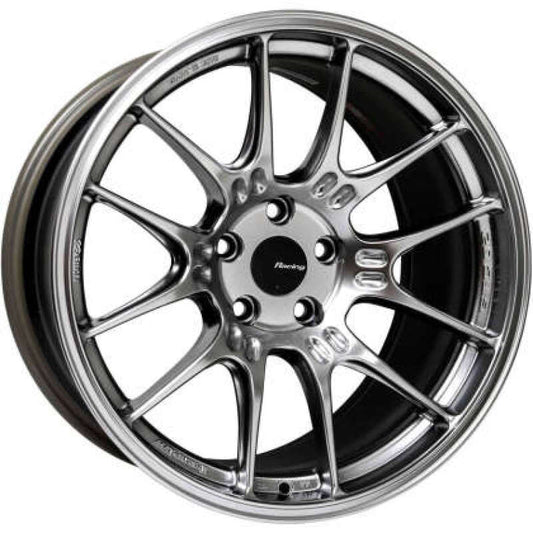 Enkei GTC02 17x7.5 5x100 38mm Offset 75mm Bore Hyper Silver Wheel