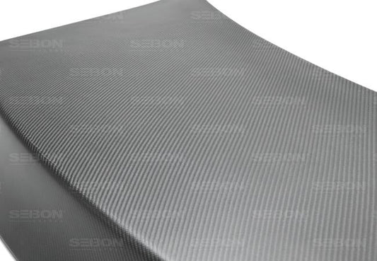 Seibon 09-12 Nissan GTR R35 OEM Dry Carbon Fiber Trunk/Hatch (NO Spoiler Holes)