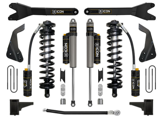 ICON 08-10 Ford F250/F350 4-5.5in Stage 4 Coilover Conversion System w/ Radius Arm