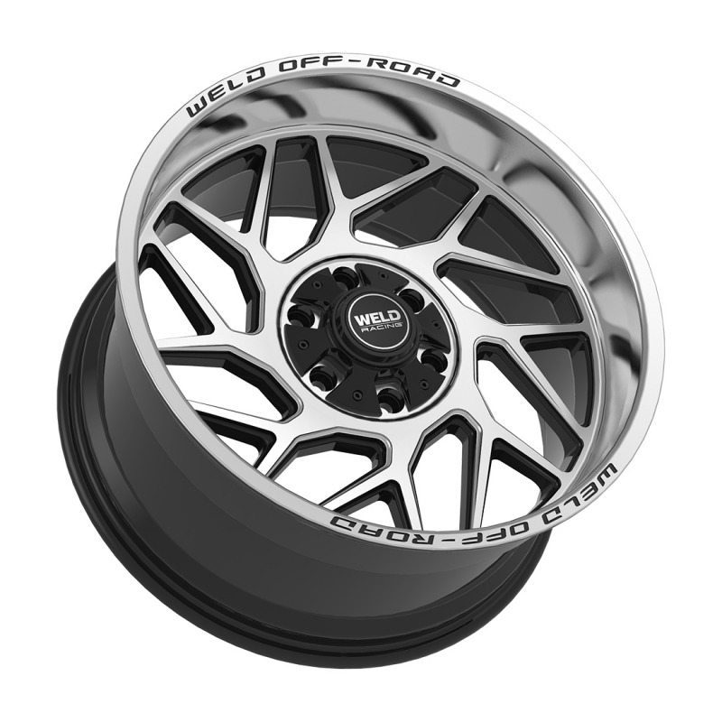 Weld Off-Road W118 20x9 Fulcrum 8x170 ET-00 BS 5.00 125.1 Gloss Black Machined Wheel