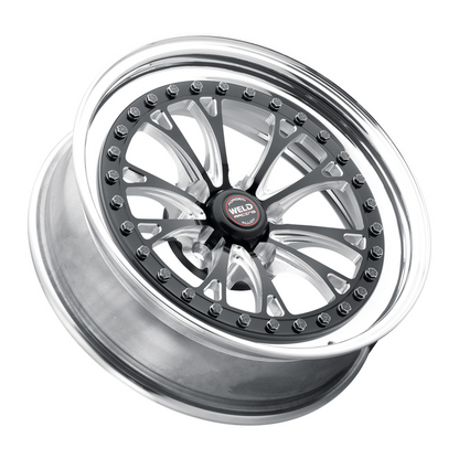 Weld Vitesse RT 17x5 / 5x114.3 BP 2.2 BS Black Wheel High Pad