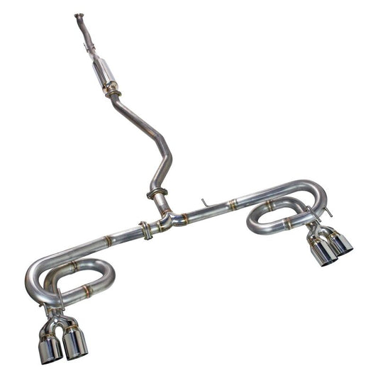 Remark 2022+ Honda Civic Sport Hatchback FL2 (Link Loop) Cat-Back Exhaust Stainless Steel Tip