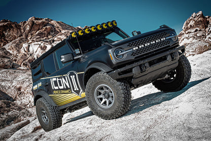 ICON 21-23 Bronco Non-Sasq 3-4in Lift Stage 8 Suspension System Billet Heavy Rate