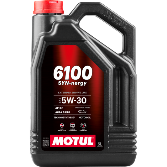 Motul 5L Technosynthese Engine Oil 6100 SYN-NERGY 5W30 - VW 502 00 505 00 - MB 229.5