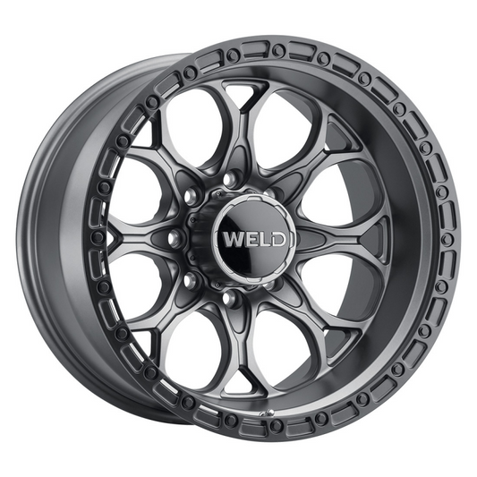 Weld Ledge 8 20x10 / 8x170 / 4.75 BS / 125.1 HB - Satin Gunmetal - Non-BL Wheel