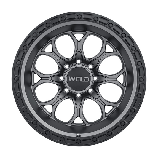Weld Ledge 8 20x9 / 8x180 / 5 BS / 124.3 HB - Satin Gunmetal - Non-BL Wheel