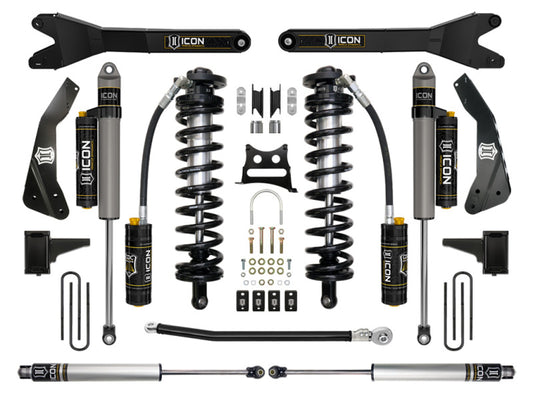 ICON 11-16 Ford F250/F350 4-5.5in Stage 5 Coilover Conversion System w/ Radius Arm