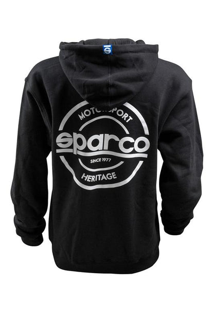 Sparco Sweatshirt Hooded S-Seal Blk Xxlr