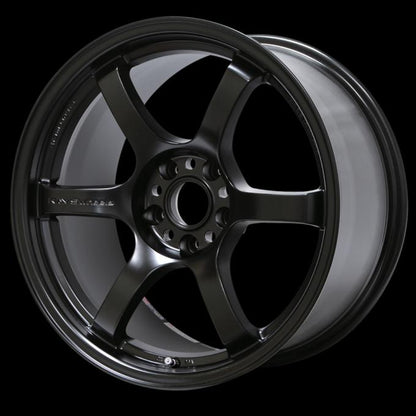Gram Lights 57DR 18x9.5 +38 5x100 Semi Gloss Black Wheel