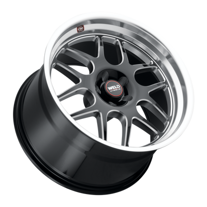 Weld Racing Solana 20x9 / 5x114.3 BP / ET42 / 6.1 BS Gloss BLK MIL DIA 72.56