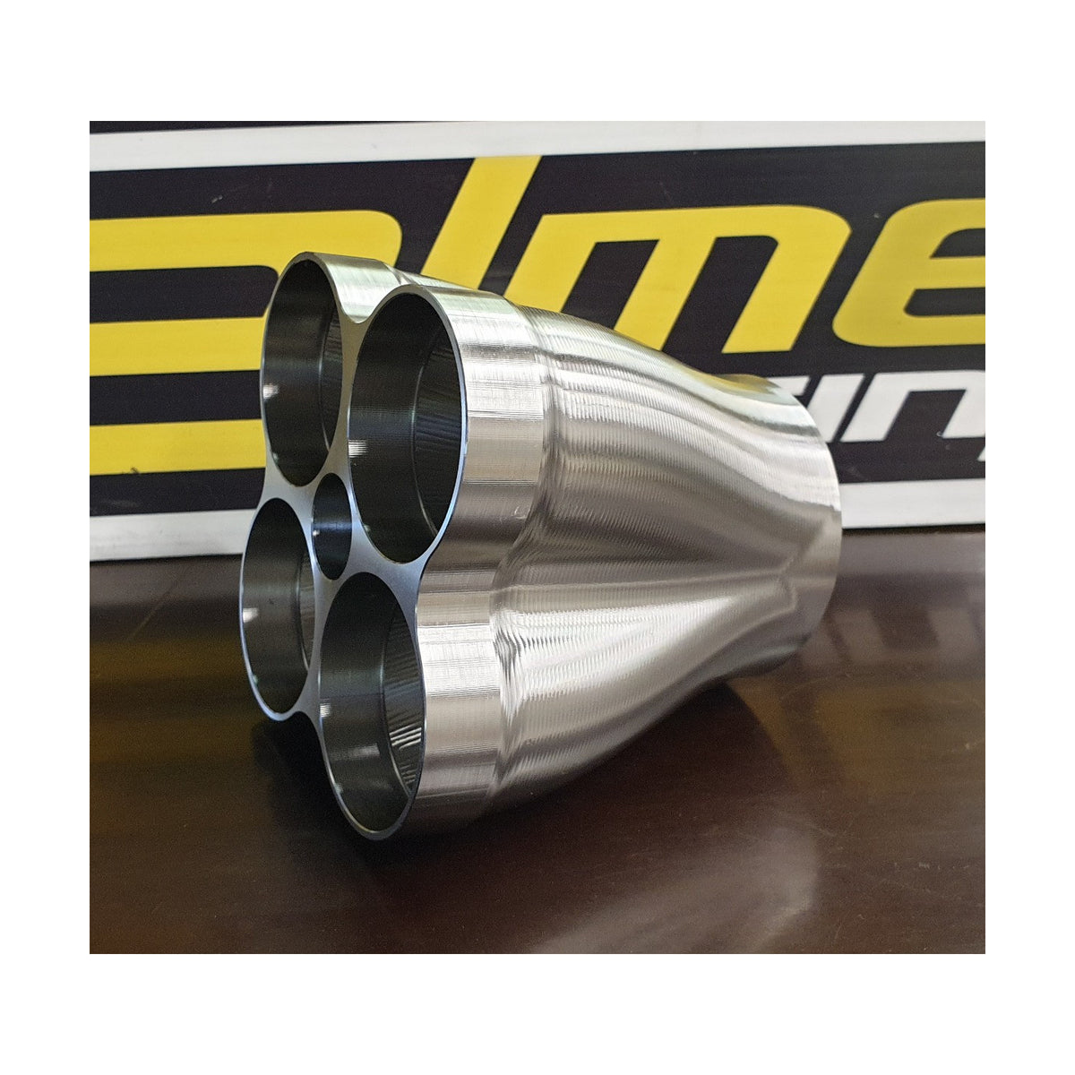 Elmer Racing erc4n0-08 billet merge collector, 2 in tubing / 3 in outlet