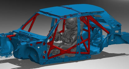 Datsun 510 Rally Spec Roll Cage Kit