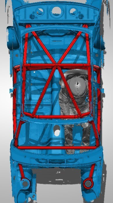 Datsun 510 Rally Spec Roll Cage Kit — view 2