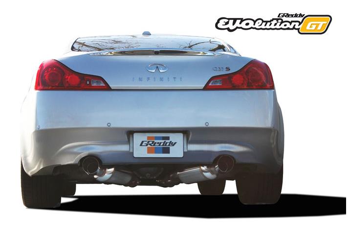 GReddy 07-14 Infiniti G37 Evolution (RWD ONLY) GT 304SS Cat-Back Exhaust