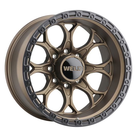 Weld Ledge 8 20x9 / 8x180 / 5 BS / 124.3 HB - Satin Bronze - Non-BL Wheel