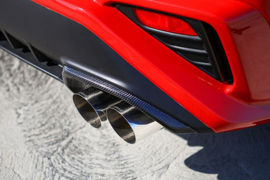 RMK Designs 22+ Subaru WRX Carbon Fiber Exhaust Finisher - Gloss Finish